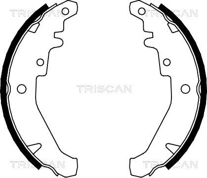 Triscan 8100 15026 - Bremžu loku komplekts autodraugiem.lv