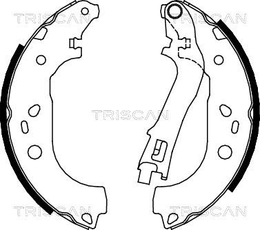 Triscan 8100 15021 - Bremžu loku komplekts autodraugiem.lv