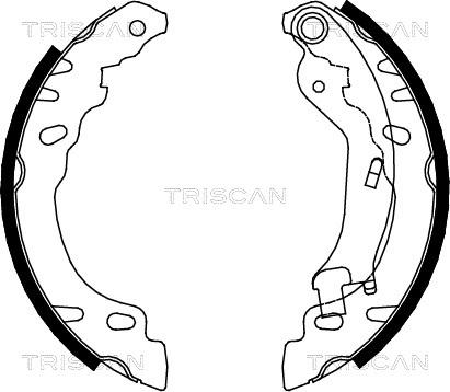 Triscan 8100 15022 - Bremžu loku komplekts autodraugiem.lv