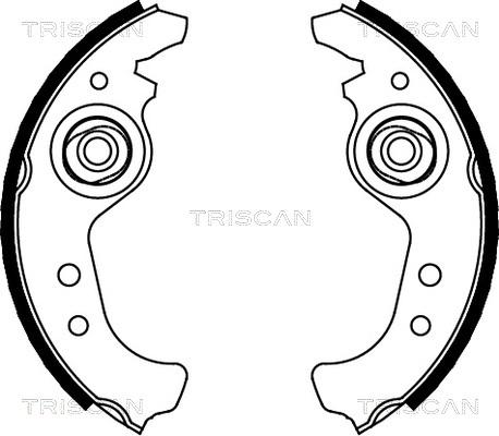 Triscan 8100 15383 - Bremžu loku komplekts autodraugiem.lv
