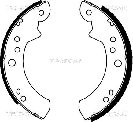Triscan 8100 16446 - Bremžu loku komplekts autodraugiem.lv