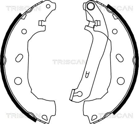 Triscan 8100 16009 - Bremžu loku komplekts autodraugiem.lv