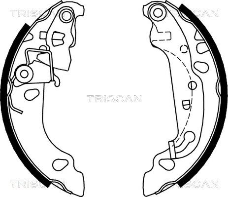 Triscan 8100 16008 - Bremžu loku komplekts autodraugiem.lv