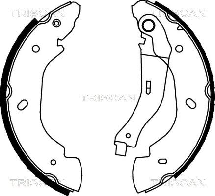 Triscan 8100 16007 - Bremžu loku komplekts autodraugiem.lv