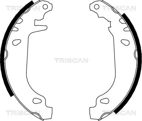 Triscan 8100 10545 - Bremžu loku komplekts autodraugiem.lv