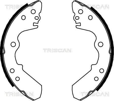 Triscan 8100 10528 - Bremžu loku komplekts autodraugiem.lv