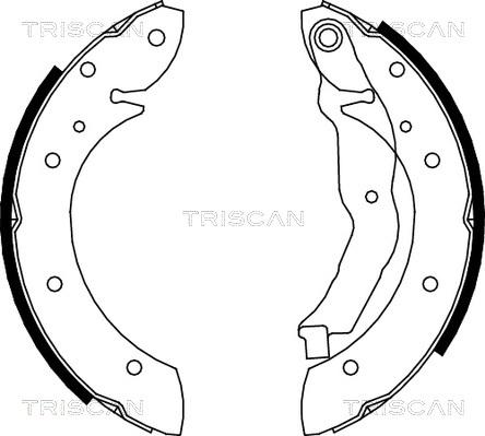Triscan 8100 10575 - Bremžu loku komplekts autodraugiem.lv