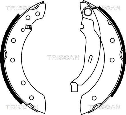Triscan 8100 10572 - Bremžu loku komplekts autodraugiem.lv