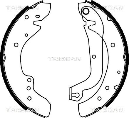 Triscan 8100 10577 - Bremžu loku komplekts autodraugiem.lv