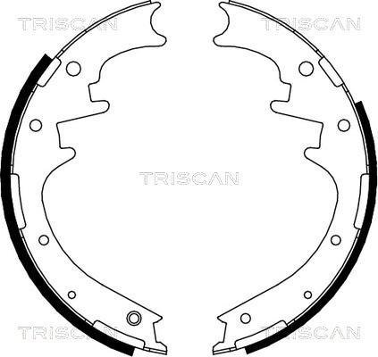 Triscan 8100 10016 - Bremžu loku komplekts autodraugiem.lv
