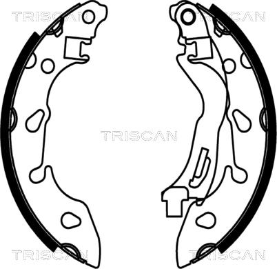 Triscan 8100 10038 - Bremžu loku komplekts autodraugiem.lv
