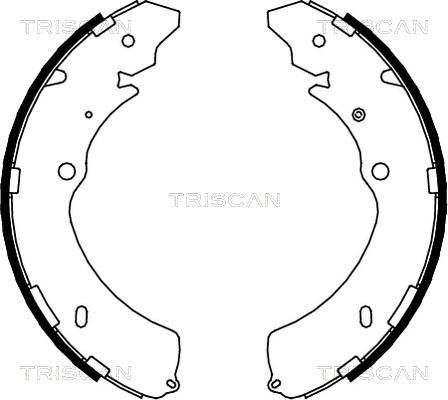 Triscan 8100 10032 - Bremžu loku komplekts autodraugiem.lv