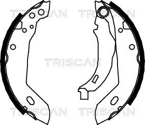 Triscan 8100 10389 - Bremžu loku komplekts autodraugiem.lv