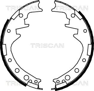 Triscan 8100 10378 - Bremžu loku komplekts autodraugiem.lv