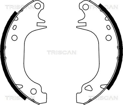 Triscan 8100 10372 - Bremžu loku komplekts autodraugiem.lv