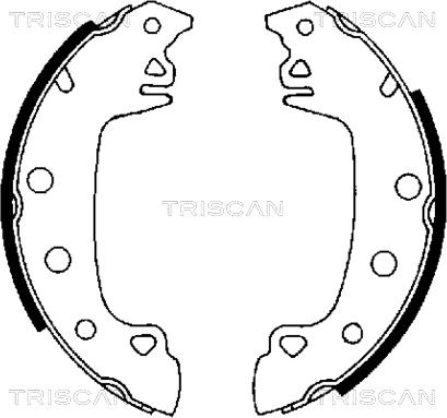 Triscan 8100 10230 - Bremžu loku komplekts autodraugiem.lv