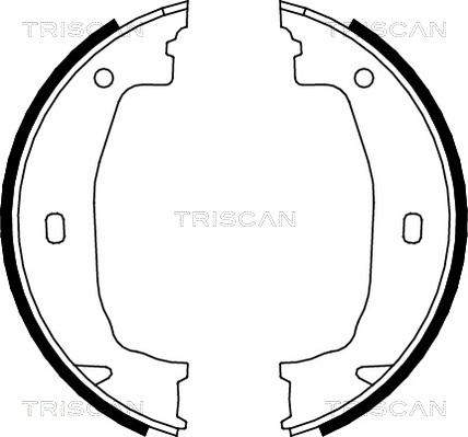 Triscan 8100 11011 - Bremžu loku komplekts autodraugiem.lv