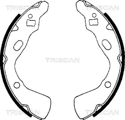 Triscan 8100 18507 - Bremžu loku komplekts autodraugiem.lv