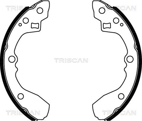 Triscan 8100 18012 - Bremžu loku komplekts autodraugiem.lv