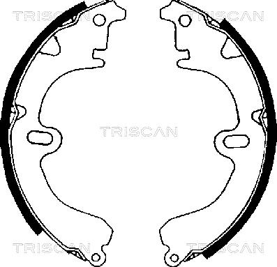 Triscan 8100 13423 - Bremžu loku komplekts autodraugiem.lv