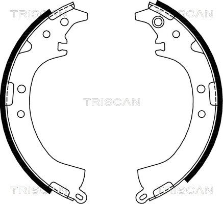 Triscan 8100 13569 - Bremžu loku komplekts autodraugiem.lv