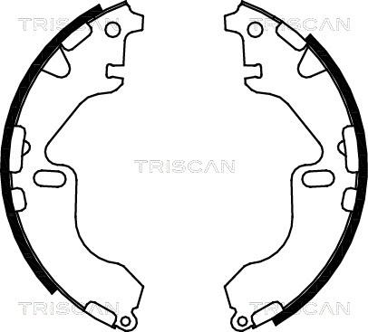 Triscan 8100 13044 - Bremžu loku komplekts autodraugiem.lv