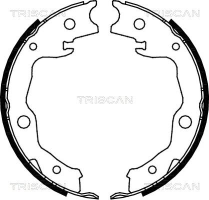 Triscan 8100 13042 - Bremžu loku komplekts autodraugiem.lv