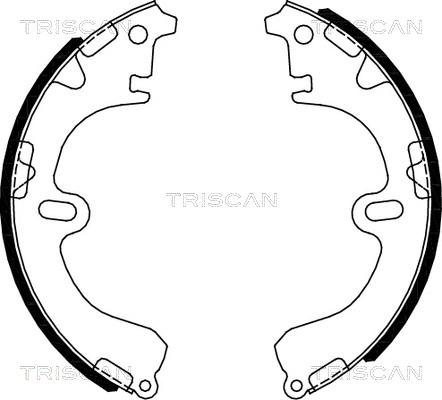 Triscan 8100 13051 - Bremžu loku komplekts autodraugiem.lv