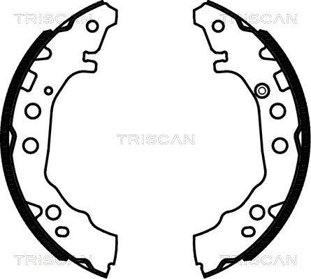 Triscan 8100 13052 - Bremžu loku komplekts autodraugiem.lv