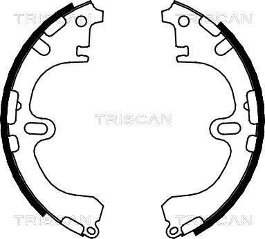 Triscan 8100 13032 - Bremžu loku komplekts autodraugiem.lv