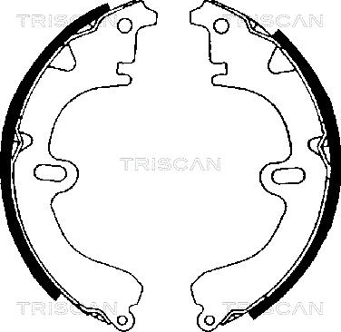 Triscan 8100 13392 - Bremžu loku komplekts autodraugiem.lv