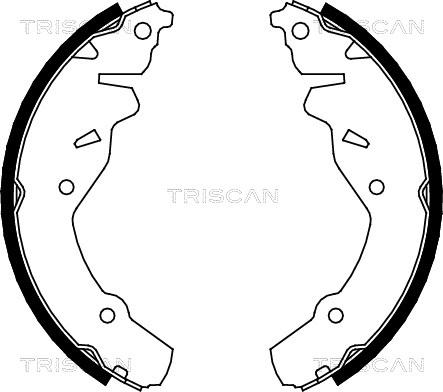 Triscan 8100 80002 - Bremžu loku komplekts autodraugiem.lv