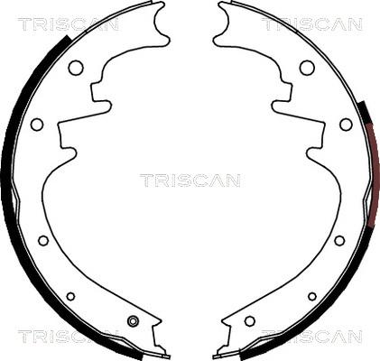 Triscan 8100 80018 - Bremžu loku komplekts autodraugiem.lv