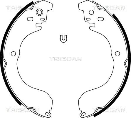 Triscan 8100 80017 - Bremžu loku komplekts autodraugiem.lv