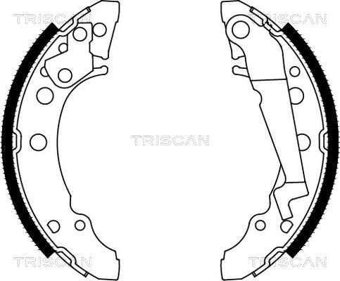 Triscan 8100 29001 - Bremžu loku komplekts autodraugiem.lv