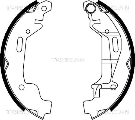 Triscan 8100 24001 - Bremžu loku komplekts autodraugiem.lv