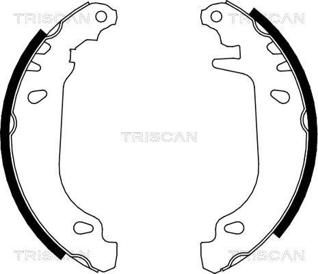 Triscan 8100 25476 - Bremžu loku komplekts autodraugiem.lv
