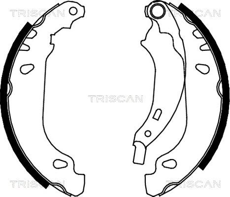 Triscan 8100 25637 - Bremžu loku komplekts autodraugiem.lv