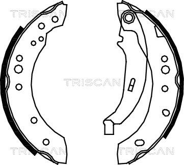 Triscan 8100 25005 - Bremžu loku komplekts autodraugiem.lv