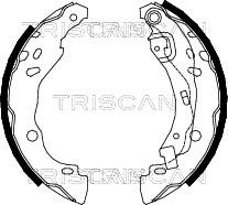 Triscan 8100 25001 - Bremžu loku komplekts autodraugiem.lv