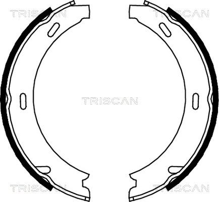 Triscan 8100 23412 - Bremžu loku komplekts autodraugiem.lv