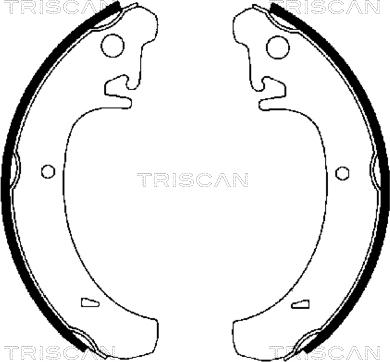 Triscan 8100 70442 - Bremžu loku komplekts autodraugiem.lv