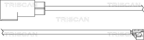Triscan 8115 16003 - Indikators, Bremžu uzliku nodilums autodraugiem.lv
