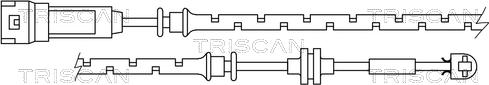Triscan 8115 10008 - Indikators, Bremžu uzliku nodilums autodraugiem.lv
