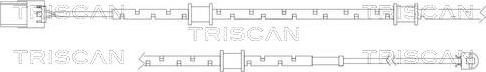 Triscan 8115 10014 - Indikators, Bremžu uzliku nodilums autodraugiem.lv