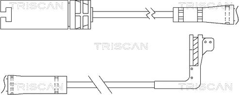 Triscan 8115 11054 - Indikators, Bremžu uzliku nodilums autodraugiem.lv