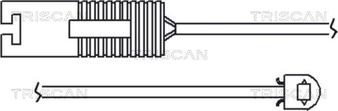 Triscan 8115 11005 - Indikators, Bremžu uzliku nodilums autodraugiem.lv