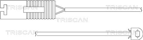Triscan 8115 11014 - Indikators, Bremžu uzliku nodilums autodraugiem.lv