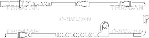 Triscan 8115 11038 - Indikators, Bremžu uzliku nodilums autodraugiem.lv