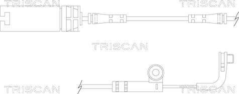 Triscan 8115 11026 - Indikators, Bremžu uzliku nodilums autodraugiem.lv